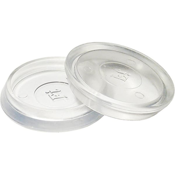 Convenience Concepts 1.87 in. TruGuard Plastic Round Smooth Base Cup, Clear, 4PK HI3238185 - main